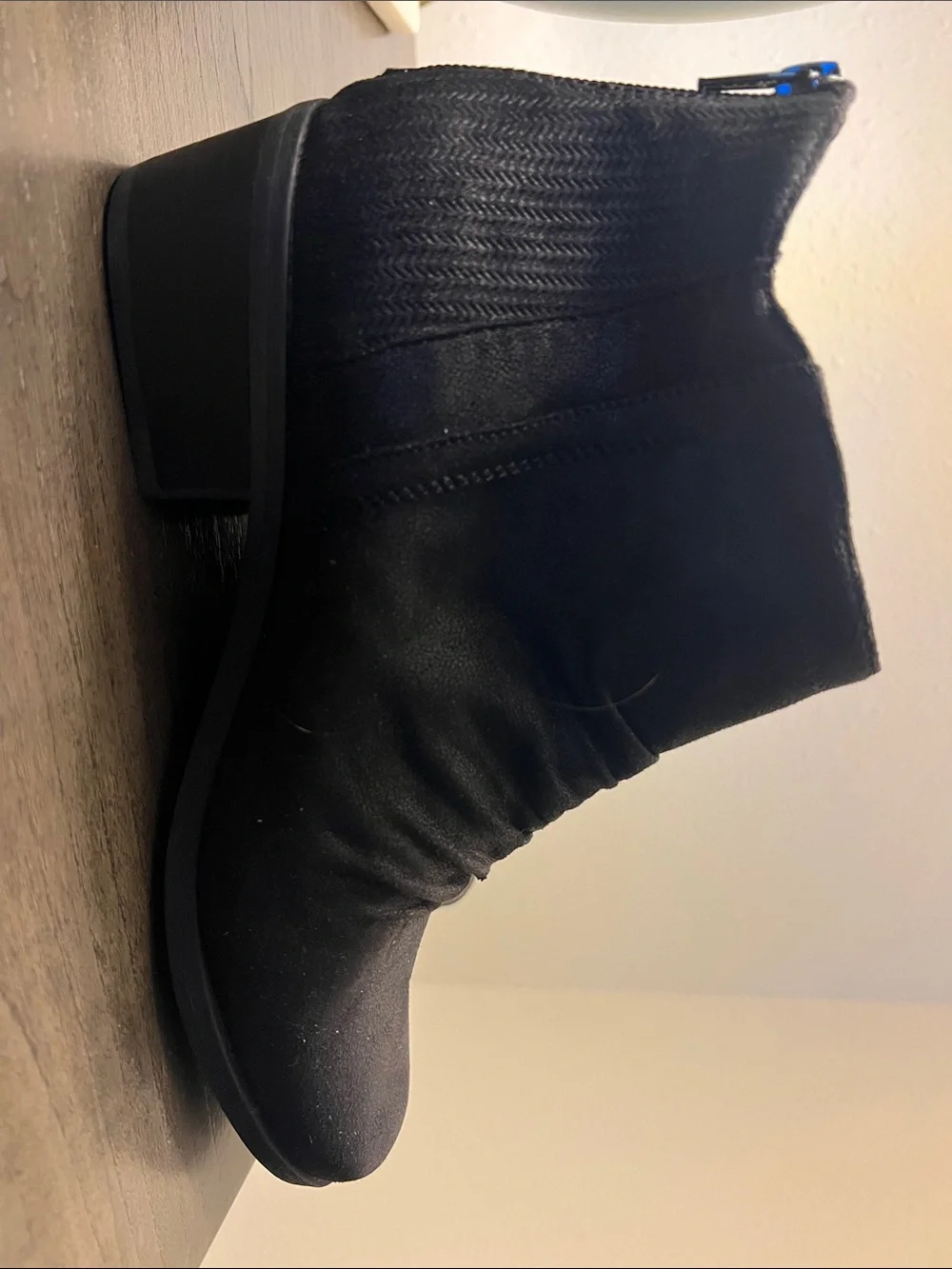 Bare traps Women's Black Ankle Boots - Sleek Stretch Shaft